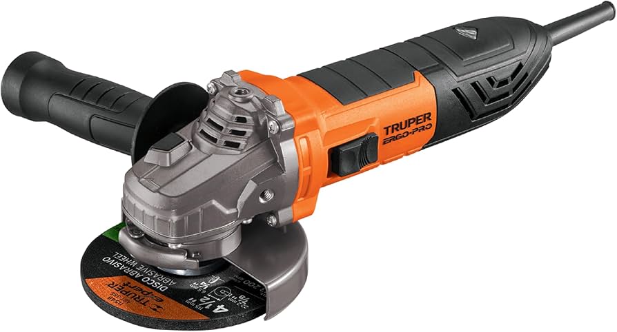 ESMERILADORA ANGULAR 4 1/2 950W MARCA TRUPER