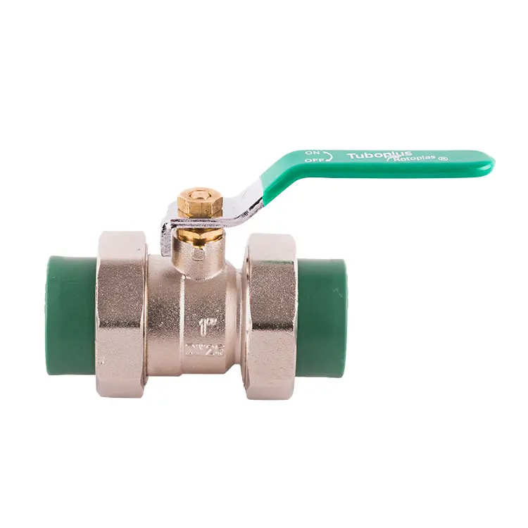 VALVULA ESFERA DESMONTABLE DE 25  X25 MM TUBOPLUS MARCA ROTOPLAS
