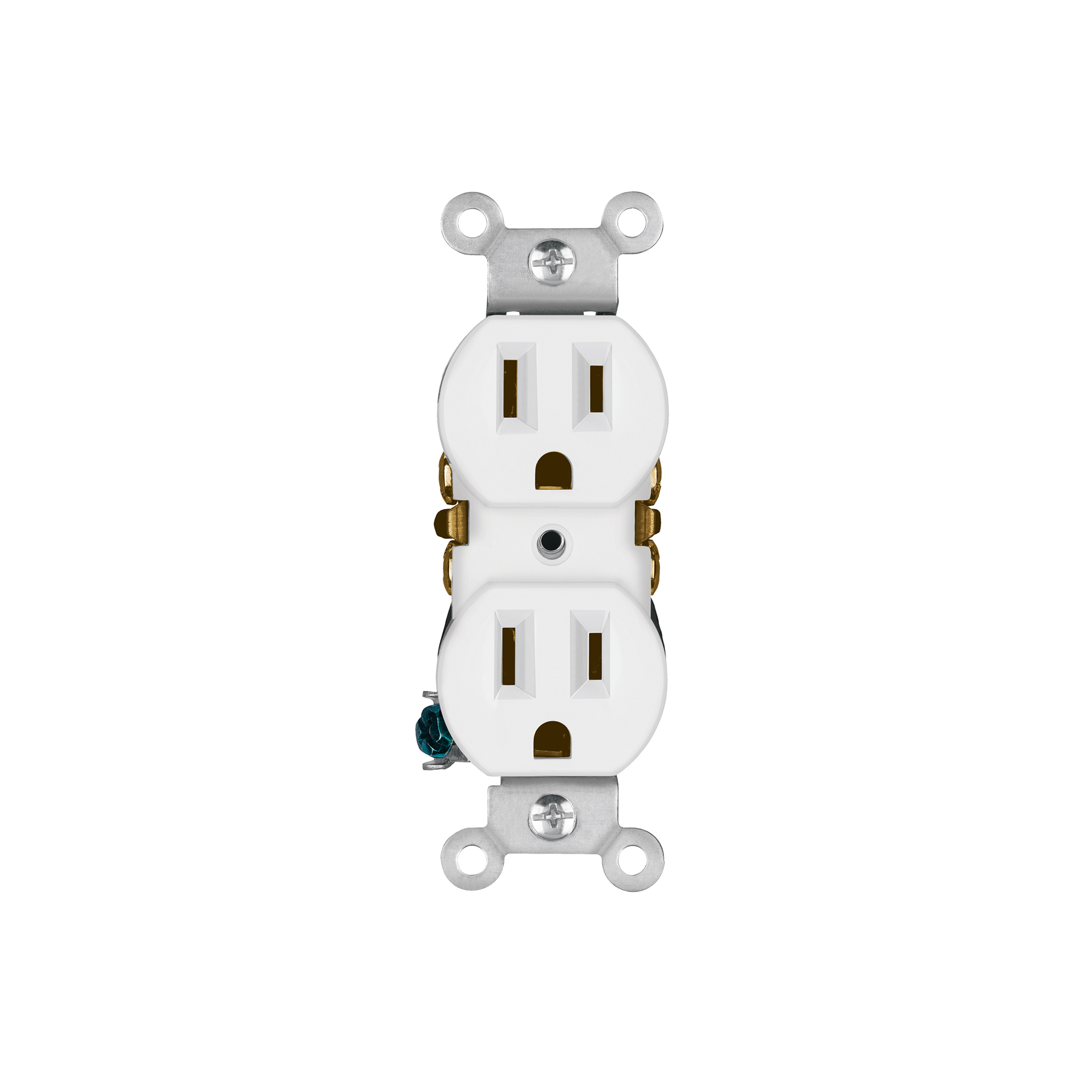 CONTACTO DUPLEX 2 POLOS 3 HILOS ESTANDAR BLANCO MARCA TRUPER