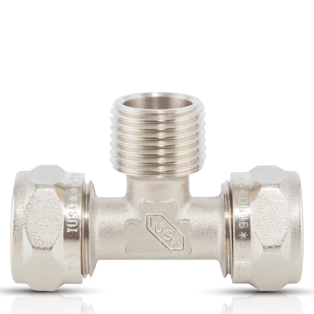 MULTIVALVULAS TEE 20 MM X 1/2 MARCA IUSA