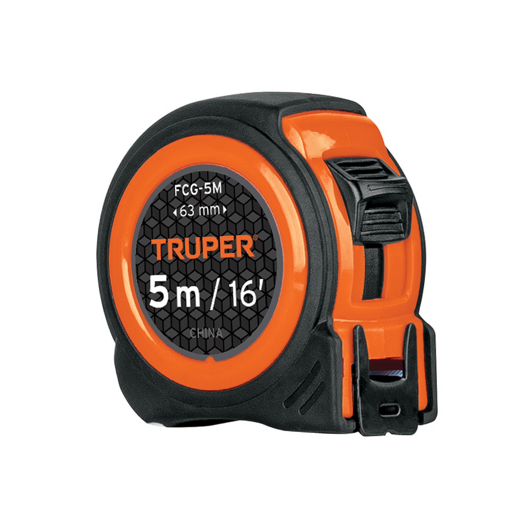 FLEXOMETRO COMPACTO CON GRIP 5 MT MARCA TRUPER