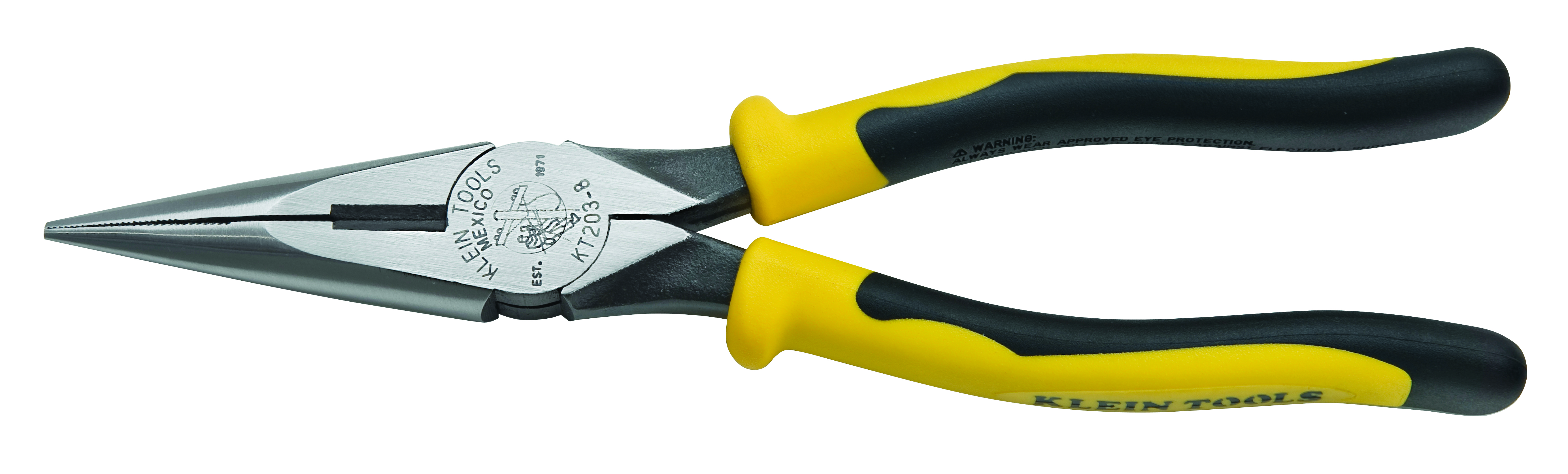 PINZA DE PUNTA CONICA CON CORTE 8 KT203-8 MARCA KLEIN TOOLSrn