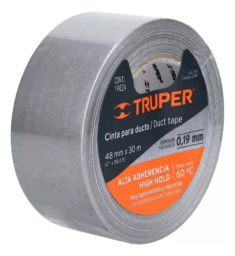 CINTA DE DUCTO 48MM X 30 MTS EXPERT MARCA TRUPER